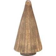 Clayre & Eef Kerstdecoratie Kerstboom 32 cm Goudkleurig Glas Kerstboom