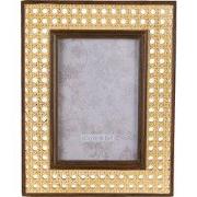 Clayre & Eef Fotolijst 10x15 cm Bruin Beige Polyresin