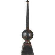 Clayre & Eef Decoratie Ornament 65 cm Zwart IJzer