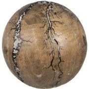 Clayre & Eef Kerstbal Ø 12 cm Bruin Hout