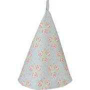 Clayre & Eef Theedoek Ø 80 cm Groen Katoen Bloemen