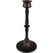 Clayre & Eef Kandelaar 23 cm Zwart Aluminium