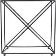 Clayre & Eef Flessenhouder 44x15x45 cm Zwart IJzer