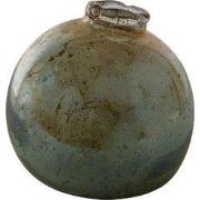 Clayre & Eef Vaas Ø 9x10 cm Groen Glas