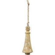 Clayre & Eef Kersthanger Ø 6x16 cm Bruin Hout