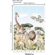 De leeuwenkoning - Kinderbehang - 194,8 cm x 280 cm - Walloha