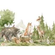 Bospret - Kinderbehang - 389,6 cm x 280 cm - Walloha