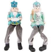 Clayre & Eef Beeld Notenkraker 21 cm Groen Kunststof