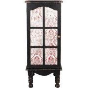 Clayre & Eef Opbergkast 46x42x111 cm Zwart Hout