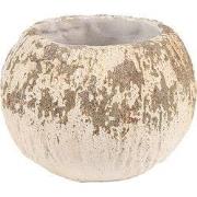 Clayre & Eef Bloempot Ø 18x13 cm Beige Bruin Magnesium (MGO)