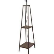 Clayre & Eef Vloerlamp 39x28x134 cm Bruin Hout