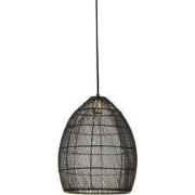 Light & Living - Hanglamp Meya - 30x30x37 - Zwart