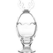 Clayre & Eef Glazen potje Ø 8x21 cm Transparant Glas