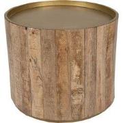 Clayre & Eef Bijzettafel Ø 57x48 cm Bruin Hout