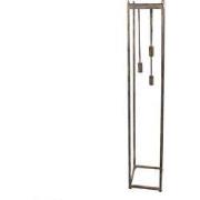 Clayre & Eef Vloerlamp 21x21x121 cm Koperkleurig Metaal