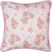 Clayre & Eef Kussenhoes Stoelkussen 40x40 cm Roze Katoen Rozen
