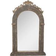 Clayre & Eef Spiegel 73x7x115 cm Grijs Beige Glas