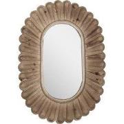 Clayre & Eef Spiegel 73x104 cm Bruin Hout