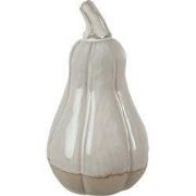 Clayre & Eef Decoratie Pompoen 18 cm Beige Porselein