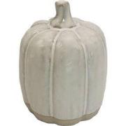Clayre & Eef Decoratie Pompoen 12 cm Beige Porselein
