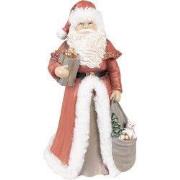 Clayre & Eef Beeld Kerstman 31 cm Rood Polyresin