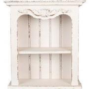 Clayre & Eef Wandrek 51x20x56 cm Wit MDF