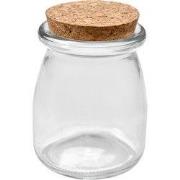 Clayre & Eef Voorraadpot Ø 7x8 cm Transparant Glas