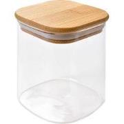 Clayre & Eef Voorraadpot 8x8x10 cm Transparant Glas