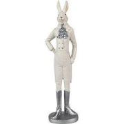 Clayre & Eef Beeld Konijn 40 cm Wit Polyresin