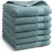 DoubleDry Hotel Handdoeken 50 x 100 cm – Set van 6 – 100% Katoen 500 g...
