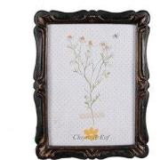 Clayre & Eef Fotolijst 13x18 cm Zwart Bruin Kunststof