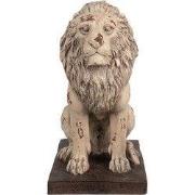 Clayre & Eef Decoratie Beeld Leeuw 30x23x45 cm Beige Bruin Magnesium (...