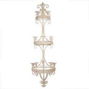 Clayre & Eef Kandelaar 44x19x143 cm Beige Metaal