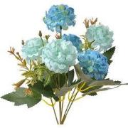 Clayre & Eef Kunstbloem 28 cm Blauw Kunststof