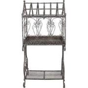 Clayre & Eef Planthouder 48x36x102 cm Bruin Metaal