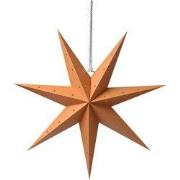 Clayre & Eef Hangende ster 45x15x45 cm Geel Papier