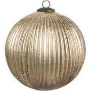 Clayre & Eef Kerstbal Ø 24 cm Goudkleurig Glas