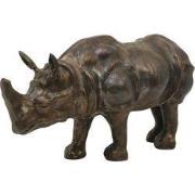 Light & Living - Ornament RHINO - 53x22x24cm - Brons
