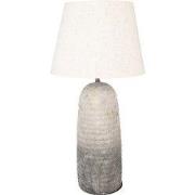 Clayre & Eef Tafellamp Ø 35x70 cm Grijs Terracotta