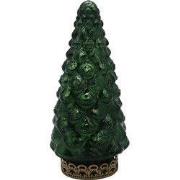 Clayre & Eef Kerstdecoratie met LED-verlichting Kerstboom Ø 8x16 cm Gr...