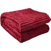 Clayre & Eef Plaid 180x200 cm Rood Polyester