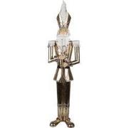 Clayre & Eef Kerstdecoratie Notenkraker 102 cm Goudkleurig Metaal