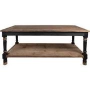 Clayre & Eef Presentatie Tafel 200x100x85 cm Zwart Hout