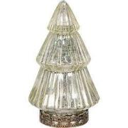 Clayre & Eef Kerstdecoratie met LED-verlichting Kerstboom Ø 8x14 cm Go...