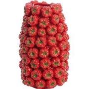 Light & Living - Vaas TAMINA - 31.5x30.5x52cm - Rood