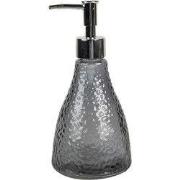 Clayre & Eef Zeepdispenser 400 ml Zwart Glas