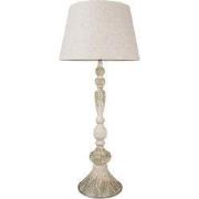 Clayre & Eef Tafellamp Ø 38x88 cm Beige IJzer