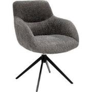Kick draaistoel Fer - Donkergrijs