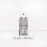 Clayre & Eef Servetten Papier Set van 20 33x33 cm Wit Papier Huizen