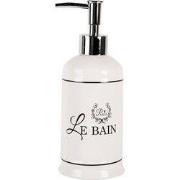 Clayre & Eef Zeepdispenser 350 ml Wit Keramiek